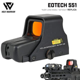 【 Holy Warrior 製 】 EOTech 551 ホロサイト (ドットサイト) レプリカ ルビーコーティングモデル 20mmレール対応 円形レティクル搭載