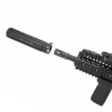 エアガン市場 14mm逆ネジ サイレンサー サプレッサー KAC 海兵隊 エアガン サバゲー カスタムパーツ M4