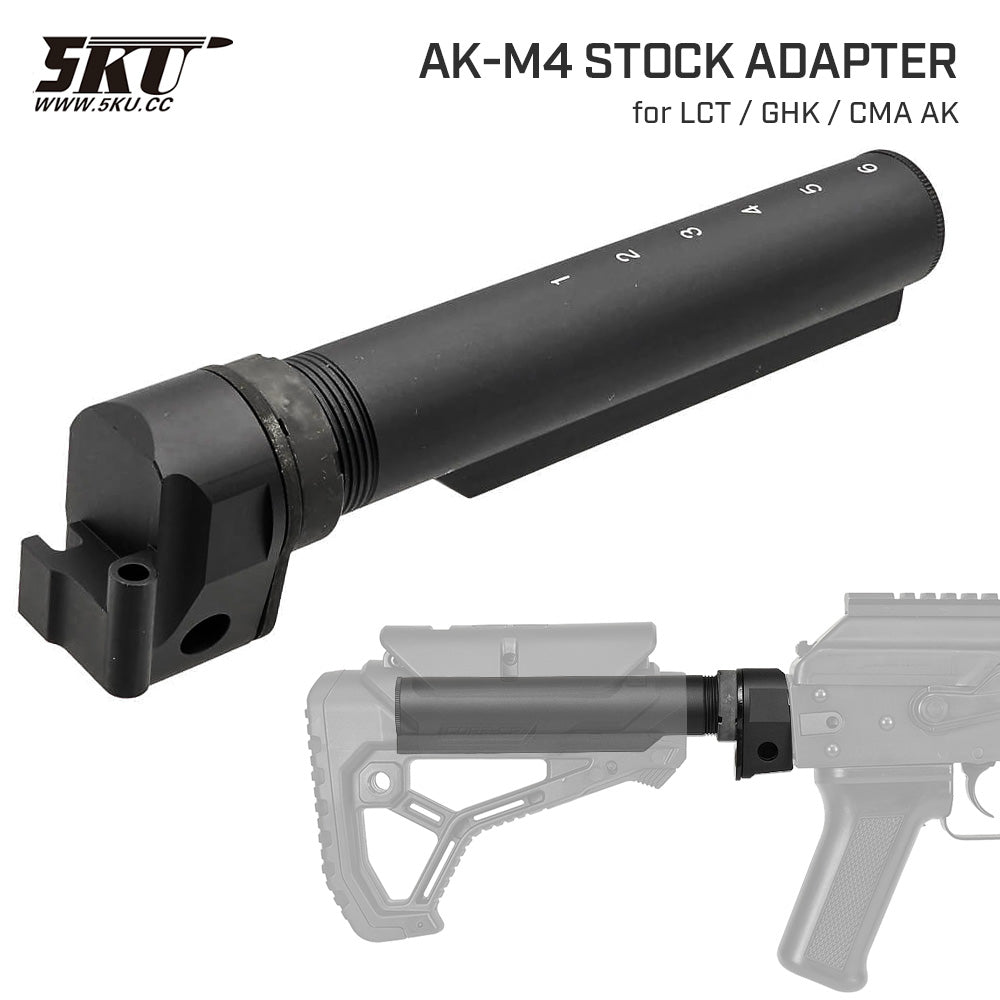 5KU 製 】[GHK / LCT / CYMA] AKS74U AK105 対応 M4 ストック