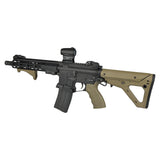 【 5KU 製 】GBB M4シリーズ対応 LANCERタイプ アダプティブ マグウェル 2ピース アルミCNC アルマイト仕上げ / BK(ブラック)