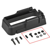 【 5KU 製 】GBB M4シリーズ対応 LANCERタイプ アダプティブ マグウェル 2ピース アルミCNC アルマイト仕上げ / BK(ブラック)