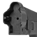 【 5KU 製 】次世代電動ガン MP5シリーズ 対応 MASADA ACR スタイル ストック & MP5ストックアダプター セット 強化ポリマー アルミCNC 7ポジション / BK(ブラック)