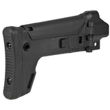 【 5KU 製 】次世代電動ガン MP5シリーズ 対応 MASADA ACR スタイル ストック & MP5ストックアダプター セット 強化ポリマー アルミCNC 7ポジション / BK(ブラック)