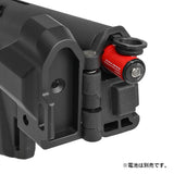 【 5KU 製 】次世代電動ガン MP5シリーズ 対応 MASADA ACR スタイル ストック & MP5ストックアダプター セット 強化ポリマー アルミCNC 7ポジション / BK(ブラック)