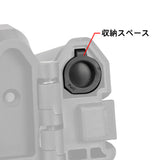 【 5KU 製 】次世代電動ガン MP5シリーズ 対応 MASADA ACR スタイル ストック & MP5ストックアダプター セット 強化ポリマー アルミCNC 7ポジション / BK(ブラック)