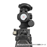 【 5KU 製 】次世代電動ガン MP5シリーズ 対応 MASADA ACR スタイル ストック & MP5ストックアダプター セット 強化ポリマー アルミCNC 7ポジション / BK(ブラック)