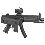 【 5KU 製 】次世代電動ガン MP5シリーズ 対応 MASADA ACR スタイル ストック & MP5ストックアダプター セット 強化ポリマー アルミCNC 7ポジション / BK(ブラック)