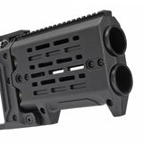 【 Arts Airsoft 製】AS-40 ダブルバレル グレネードランチャー 40mmガスカート 2本付き ナイロンファイバー製 垂直二連