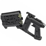 【 Arts Airsoft 製】AS-40 ダブルバレル グレネードランチャー 40mmガスカート 2本付き ナイロンファイバー製 垂直二連