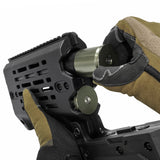 【 Arts Airsoft 製】AS-40 ダブルバレル グレネードランチャー 40mmガスカート 2本付き ナイロンファイバー製 垂直二連