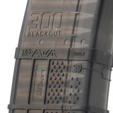 【 LANCER (EMG) 正式ライセンス 】電動ガン M4シリーズ 対応 LANCER L5 AWM 300BLK 150連 スペアマガジン 強化ポリマー樹脂製