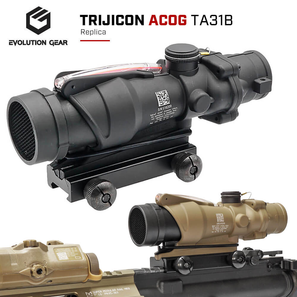 Evolution Gear 製 】 TRIJICON TA31b ACOG 4x32 スコープ レプリカ 