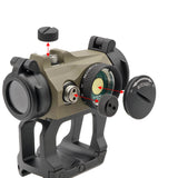 Evolution Gear Aimpoint マイクロ T-2 ドットサイト ダットサイト スカラー ハイマウント