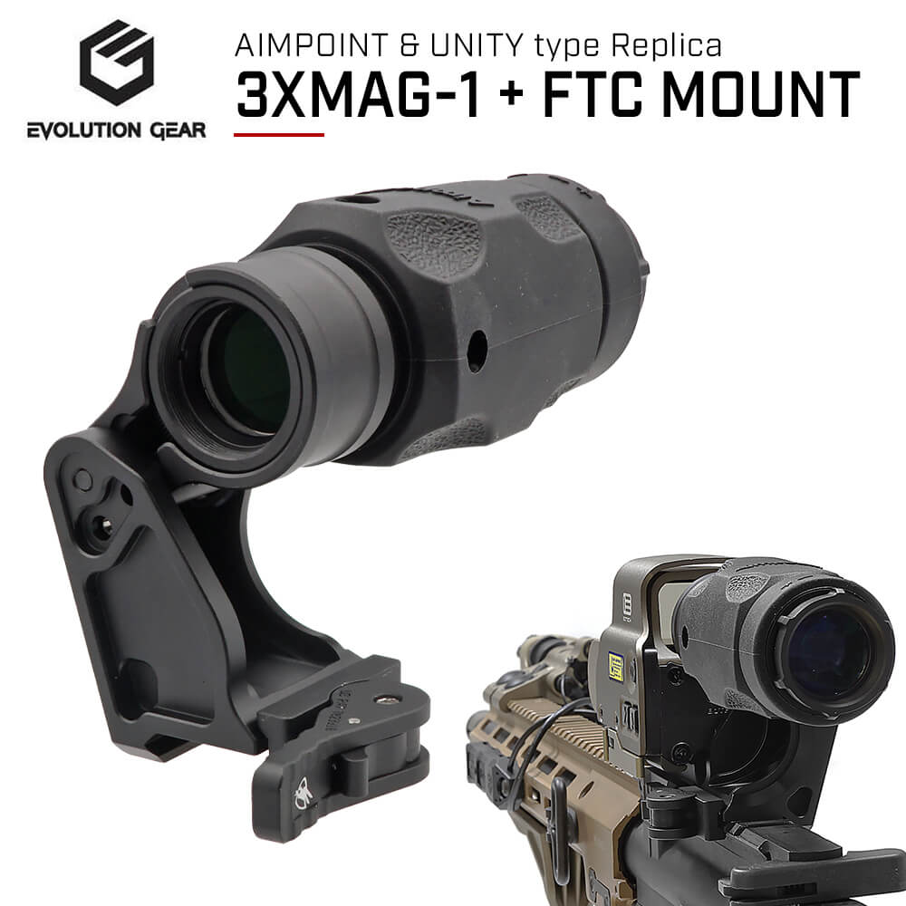 Evolution Gear 製 】 Aimpoint 3XMAG-1 Magnifier & UNITY FAST FTC 