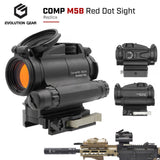 【 Evolution Gear 製 】COMP M5b ドットサイト 本体 & LRP 1.54" マウント レプリカ セット
