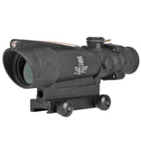 【 Evolution Gear 製 】 Trijicon TA11 ACOG 5x35 スコープ レプリカ 5倍率 光ファイバー搭載 自然発光 リアル刻印