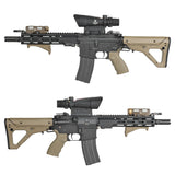 【 Evolution Gear 製 】 Trijicon TA11 ACOG 5x35 スコープ レプリカ 5倍率 光ファイバー搭載 自然発光 リアル刻印