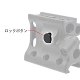 【 Evolution Gear 製 】T1/T2 ドットサイト & 3XMAG 対応 RDF-20225K SPUHR ハイブリッド マウント & レーザーライザー セット