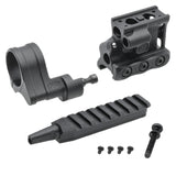 【 Evolution Gear 製 】T1/T2 ドットサイト & 3XMAG 対応 RDF-20225K SPUHR ハイブリッド マウント & レーザーライザー セット