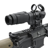 【 Evolution Gear 製 】T1/T2 ドットサイト & 3XMAG 対応 RDF-20225K SPUHR ハイブリッド マウント & レーザーライザー セット