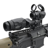 【 Evolution Gear 製 】T1/T2 ドットサイト & 3XMAG 対応 RDF-20225K SPUHR ハイブリッド マウント & レーザーライザー セット