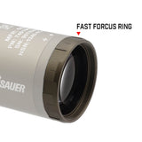 ★IPX-7防水&FFP 実銃対応レプリカ★【 Evolution Gear 製 】 SIG TANGO 6T DVO 1-6X24mm ショートスコープ レプリカ / FFP(ファーストフォーカルプレーン) IPX-7レベル防水 6倍率スーパーズーム 6068アルミニウム合金