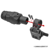【 Evolution Gear 製 】UNITY TACTICAL FAST FTC 3XMAG マグニファイア マウント レプリカ ハードアナダイズド仕上げ / BK(ブラック)