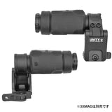 【 Evolution Gear 製 】UNITY TACTICAL FAST FTC 3XMAG マグニファイア マウント レプリカ ハードアナダイズド仕上げ / BK(ブラック)
