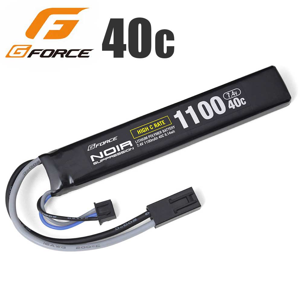 ストックインタイプ Noir LiPo 7.4V 1100mAh スティックタイプ GFG933