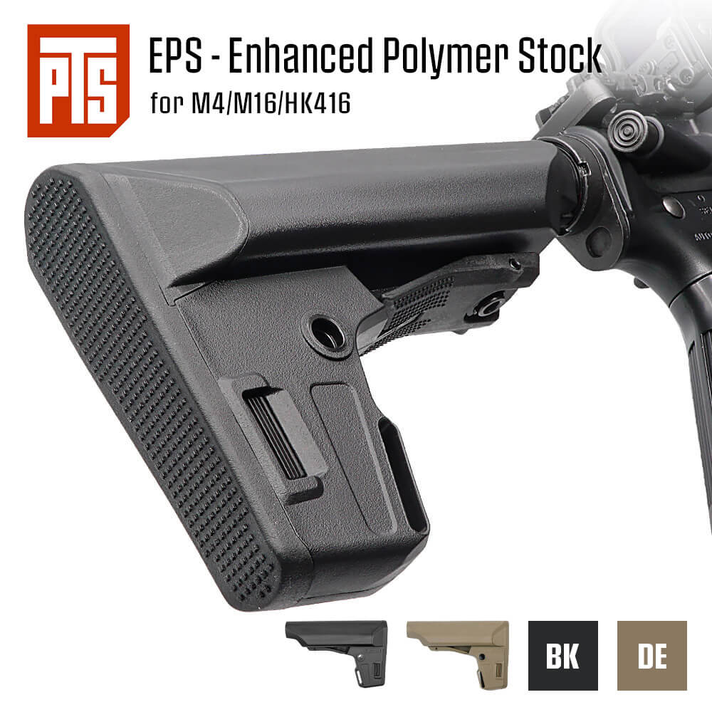 【新品☆即納】PTS EPS Enhanced Polymer Stock M4ストック (BK) 【品番：PT125450307】【管A】*