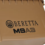 【実物 BERETTA】実銃 ベレッタM9A3 ピストルケース ハードケース (中型ハンドガン対応 汎用) 正規品 / QQ_C6A553