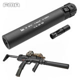 【 FMA 製 】 VFC KSC / KWA MP7A1 専用 HKサプレッサー (サイレンサー)& 専用フラッシュハイダー セット リアル刻印入り / BK