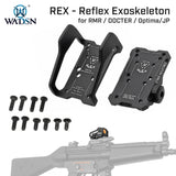 【 WADSN 製 】RMR/DOCTER 対応 SIタイプ REX - Reflex Exoskeleton レプリカ ( シールド付きドットサイトマウント )