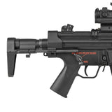 【 ARMY FORCE 製 】電動ガン MP5シリーズ 対応 PDWストック 伸縮式 ワイヤーストック HK416Cスタイル スチール/ポリマー / BK(ブラック)
