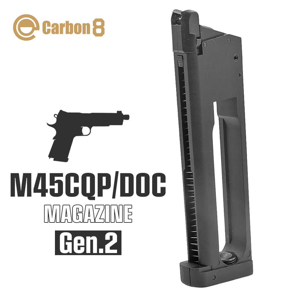 carbon8 M45 CQP マガジン3本 マルシン カートリッジ30本 - トイガン