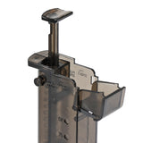 【 CYMA 製 】電動ガン/ガスガン マガジン 対応 スピード BBローダー ピストルマガジン型 容量 約100発 スケルトンボディ