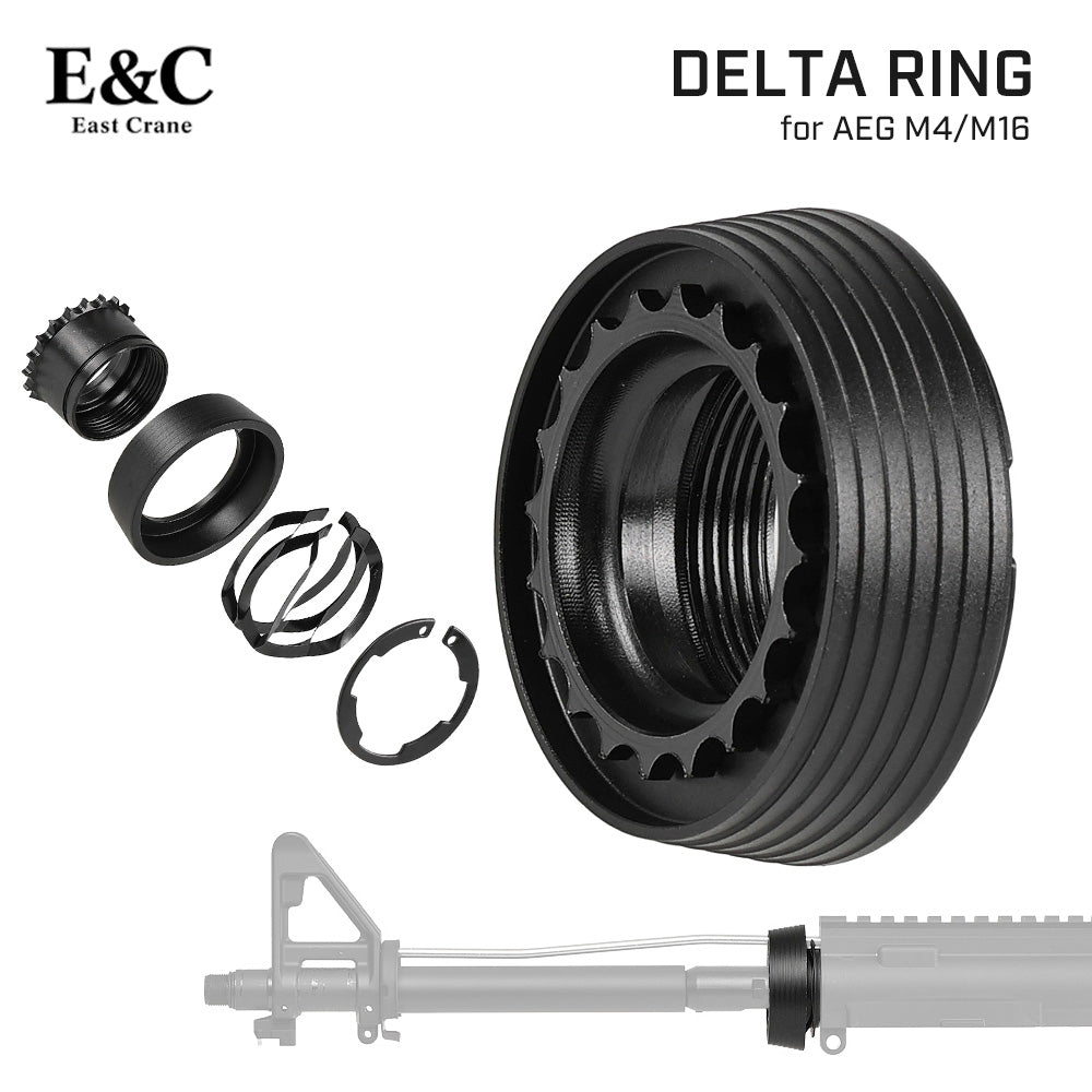 E&C 製 】電動ガン M4シリーズ 対応 デルタリング セット スチール