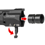 【 E&C 製 】HK416 対応 SI GRIDLOK Lightspeed M-LOK ハンドガード レプリカ ( 9 / 11 / 14.5 インチ 選択可) フロントサイト内蔵 アルミCNC