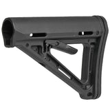 【 E&C 製 】MAGPUL MOEストック カービンストック レプリカ ミルスペック径 対応 強化ポリマー製 / BK(ブラック)