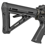 【 E&C 製 】MAGPUL MOEストック カービンストック レプリカ ミルスペック径 対応 強化ポリマー製 / BK(ブラック)