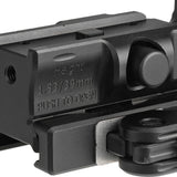 【 Evolution Gear 製 】 マイクロドットサイト & 3XMAG 対応 SPUHR RDF-20153K 1.53" ハイブリッド マウント レプリカ ハードアナダイズド 6068アルミ合金