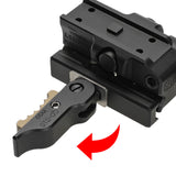 【 Evolution Gear 製 】 マイクロドットサイト & 3XMAG 対応 SPUHR RDF-20153K 1.53" ハイブリッド マウント レプリカ ハードアナダイズド 6068アルミ合金
