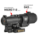 【 Evolution Gear 製 】 マイクロドットサイト & G33/G43 対応 SPUHR RDF-20153KE 1.53" ハイブリッド マウント レプリカ ハードアナダイズド 6068アルミ合金