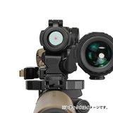 【 Evolution Gear 製 】 マイクロドットサイト & G33/G43 対応 SPUHR RDF-20153KE 1.53" ハイブリッド マウント レプリカ ハードアナダイズド 6068アルミ合金