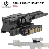 【 Evolution Gear 製 】 マイクロドットサイト & G33/G43 対応 SPUHR RDF-20153KE 1.53" ハイブリッド マウント レプリカ ハードアナダイズド 6068アルミ合金