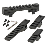 【 Evolution Gear 製 】 20mmレール 対応 IRREGULAR DEFENSE OMM PIC ライザーマウント レプリカ ハードアナダイズド仕上げ 6068アルミ合金製