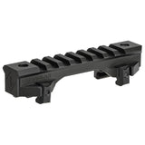 【 Evolution Gear 製 】 20mmレール 対応 IRREGULAR DEFENSE OMM PIC ライザーマウント レプリカ ハードアナダイズド仕上げ 6068アルミ合金製