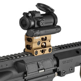 【 Evolution Gear 製 】マイクロドットサイト 対応 UNITY TACTICAL FAST MICRO-SB マウント レプリカ アイアンサイト内蔵 ハードアナダイズド 6068アルミ合金