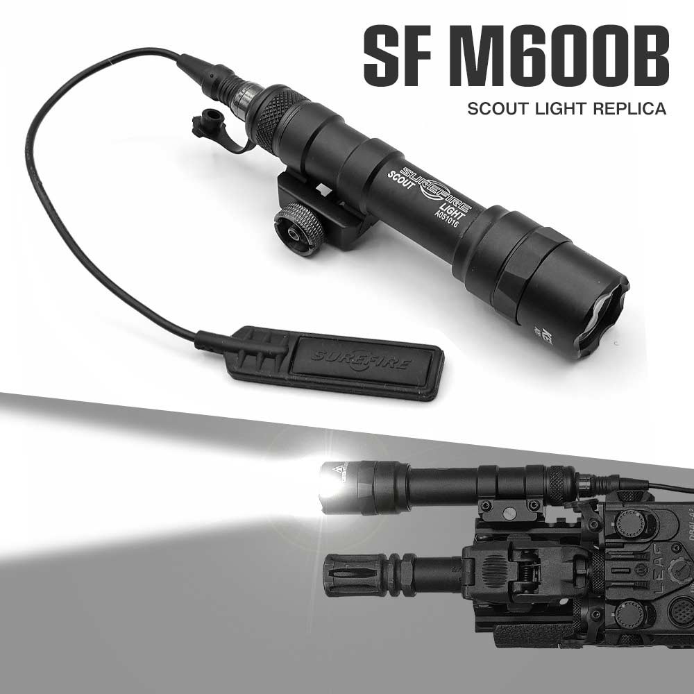 ☆【安心の50日保証】【最新リアル刻印】 【SUREFIREタイプ】SF M600Bスカウトライトレプリカ (リモート&プッシュスイッチ付) –  エアガン市場 本店