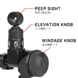 【 E&C 製 】 20mmレール 対応 Knights Armament KAC 600M フォールディング リアサイト レプリカ 上下左右ゼロイン可能 亜鉛合金製